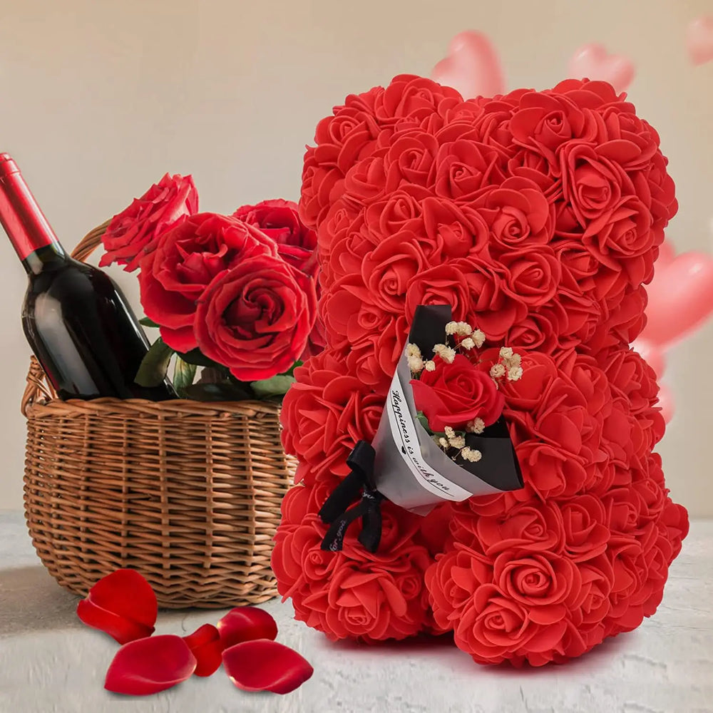 Forever Rose Bear™ – Everlasting Romantic Gift That Never Fades