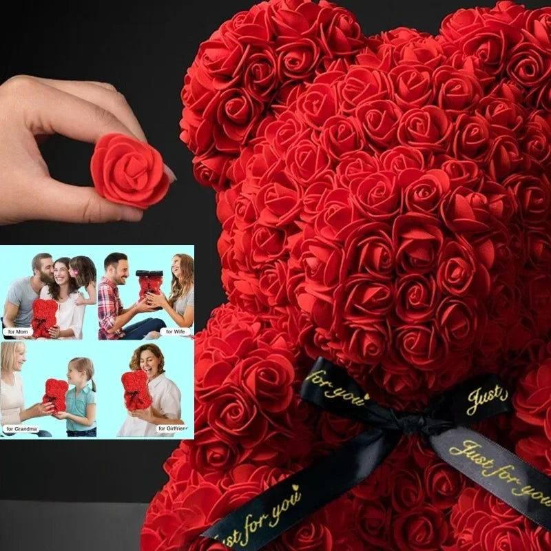 Forever Rose Bear™ – Everlasting Romantic Gift That Never Fades