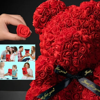 Forever Rose Bear™ – Everlasting Romantic Gift That Never Fades