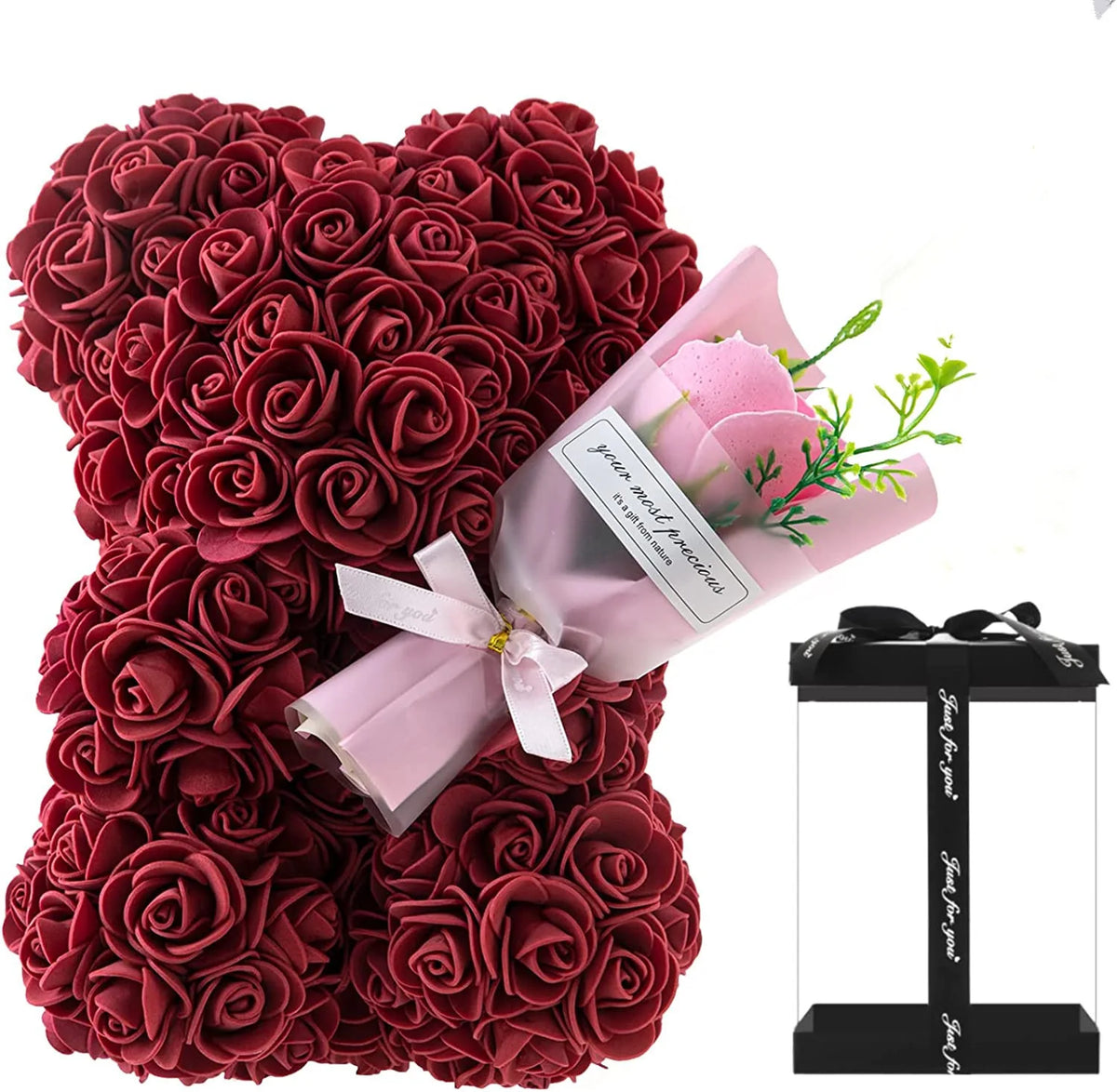 Forever Rose Bear™ – Everlasting Romantic Gift That Never Fades